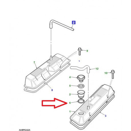 Land rover joint torique Discovery et Defender (564258)