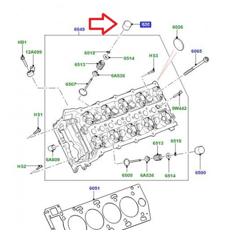 Land rover poussoir de soupape Range Sport (LR037310)