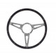 VOLANT BOIS FONCE ET ALUMINUIM 3 BRANCHES 380 MM