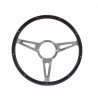 VOLANT BOIS FONCE ET ALUMINUIM 3 BRANCHES 380 MM