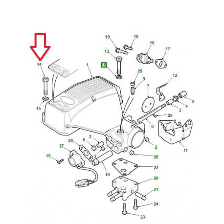 Land rover Vis M8 x 55 mm (SS108555LR)