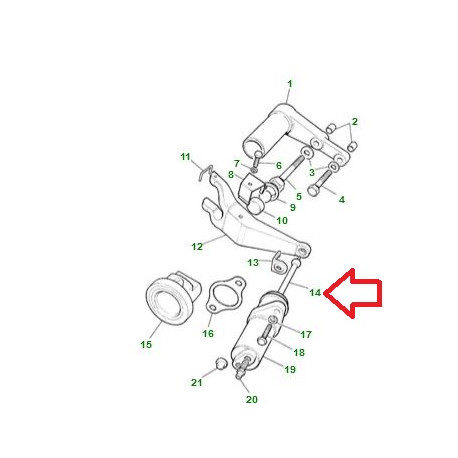 Land rover tige de poussee Range Classic (571160)