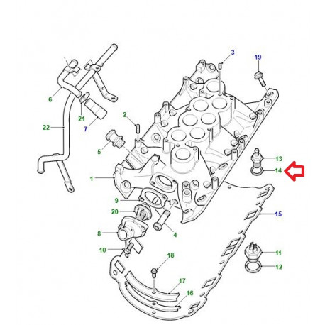 Land rover joint de carter huile Discovery 1 (243967)