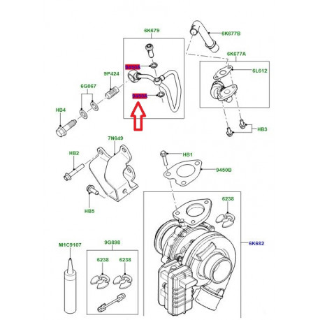 Land rover bague d'etancheite (LR005371)