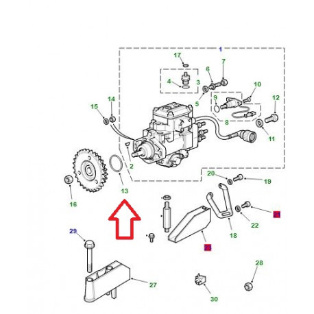 Land rover joint torique (STC2279)