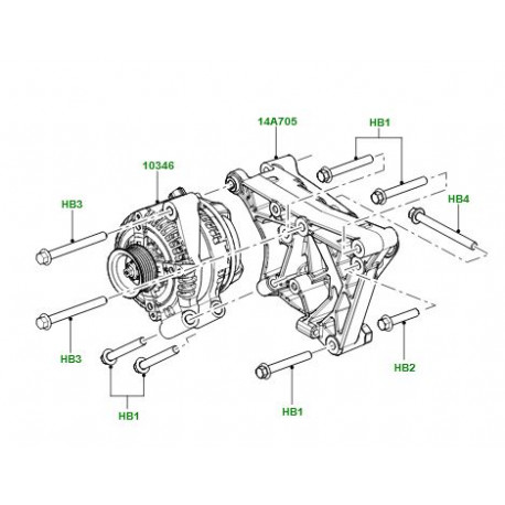 Britpart Alternateur (LR133564B)