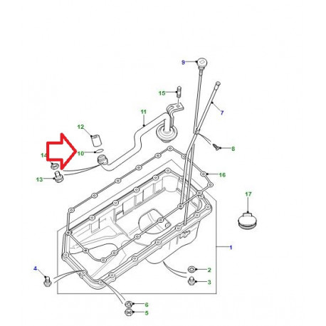 Land rover joint torique (ERR4794)