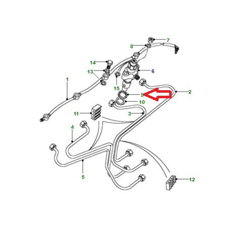 Land rover rondelle de joint Defender 90, 110 (12H220L)