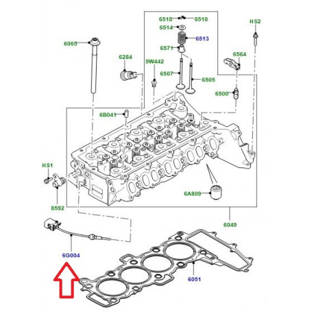 Land rover SONDE TEMPERATURE DE CULASSE (LR155114LR)