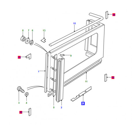 Land rover rembourrage-mousse (LR048330)