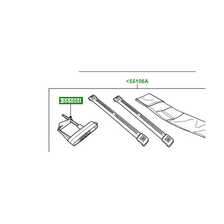 Land rover outil de fixation des barres de toit (LR003980)