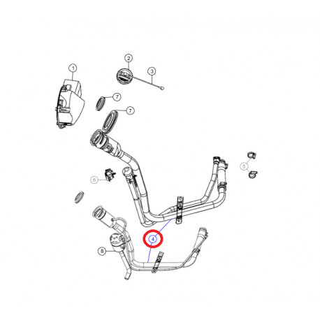 Mopar tuyau de remplissage de carburant (52129225AG)