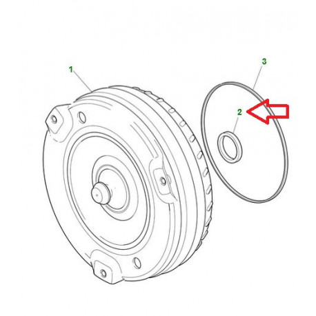 Jaguar joint de pompe S-Type,  XF X250,  XJ X351,  XJ6 X350,  XJ6 X358,  XJ8 X308 (C2C6727)