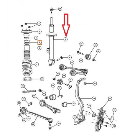 Mopar amortisseur (04782643AD)