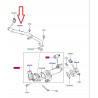 tube-recyclage gaz d'echappement droit