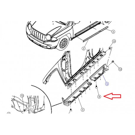 Mopar axe (06502481)