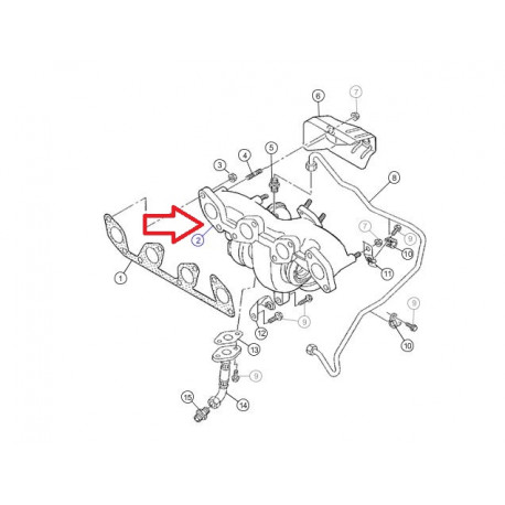 Mopar turbocompresseu (68000633AC)