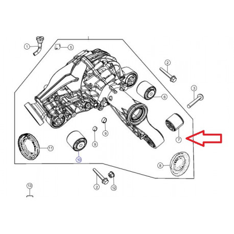 Mopar isolant (52124994AB)