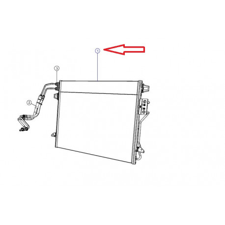 Allmakes 4x4 Condenseur de climatisation et refrodisseur huile de boite auto RT (4677782)