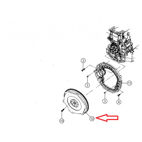 Mopar volant moteur (52104767)