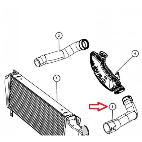 Mopar tuyau flexible 300c (4861689AC)