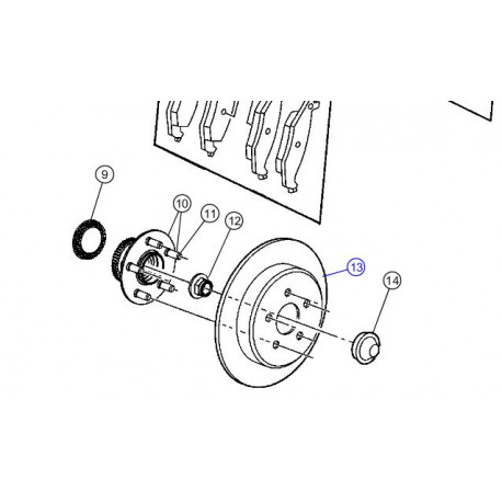 Mopar rotor (5085652)