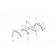 baguette de maintien elargisseur arriere droit  XJ cherokee