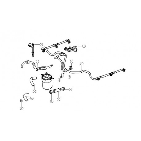 Mopar tuyau retour injecteur (68022031)