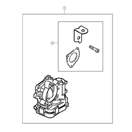 Mopar porte papillon (68263261AA)