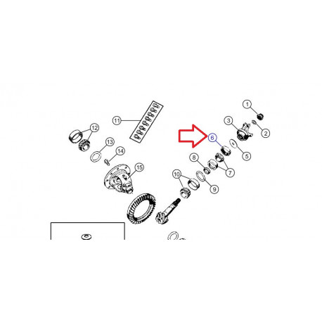 Mopar joint d'etanche Grand Cherokee WJ,  ZJ (5012846)