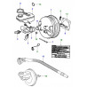 maître cylindre de frein S-Type,  XJ6 X350,  XJ6 X358,  XJ8 X308,  XK,  XKR,  XKRS