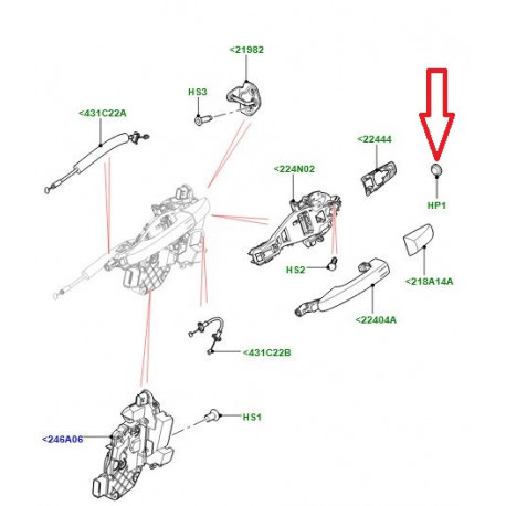 Land rover bouchon Evoque (LR000804)