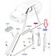Land rover moulure porte avant gauche (LR118291LR)