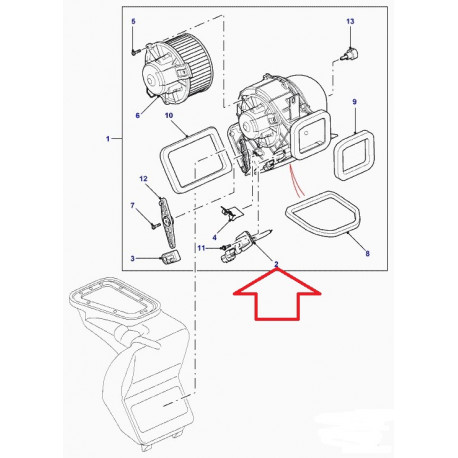 Land rover resistance Defender 90, 110, 130 (JGM500020)