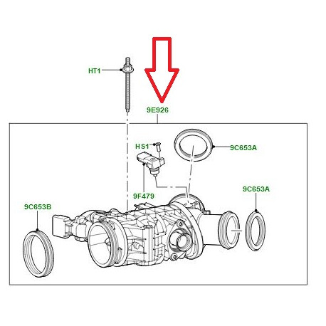 Oem corps de papillon (LR181136B)