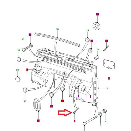 Britpart Rivet d'Aile Avant  (0LO6I)