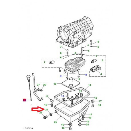 Oem rondelle de joint Discovery 2 et Range P38 (TYF101170)