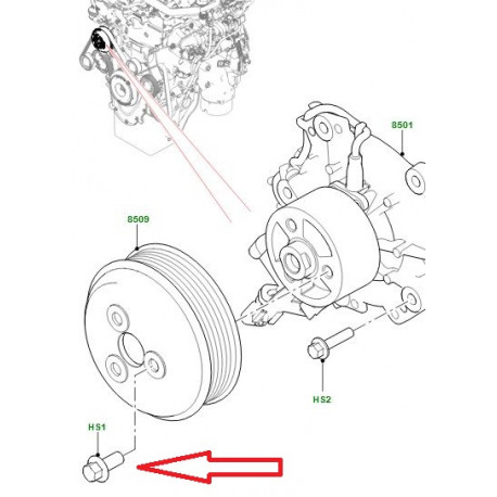 Land rover vis a six pans creux Discovery 3, Range Sport (FS108186)