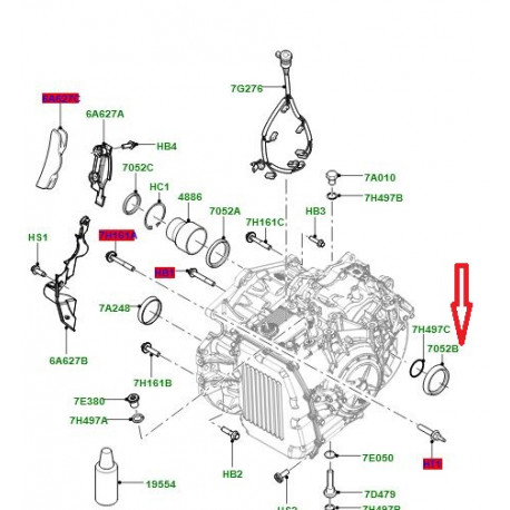 Corteco joint spy boite Freelander 2 et Evoque (LR002905)