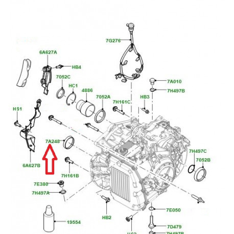 Land rover joint spy boite Freelander 2 et Evoque (LR000877)