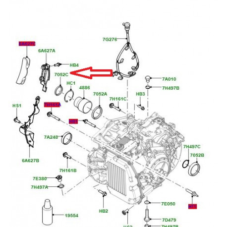 Land rover joint spy boite Freelander 2 et Evoque (LR002906)