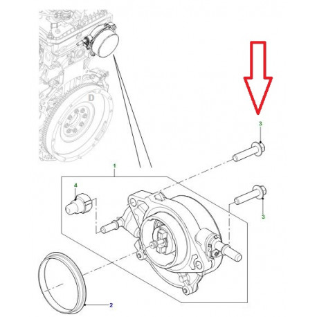 Land rover Vis M8 X 35MM  Defender , Discovery 3, Evoque (4469260)