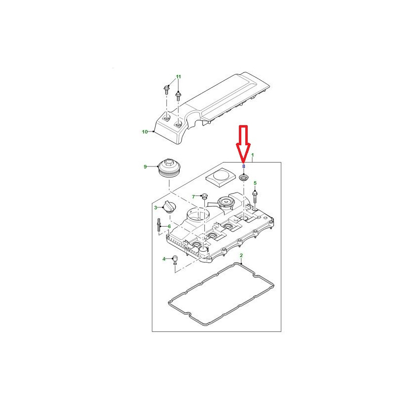 Commander joint d'etancheite seuil porte arriere arriere Defender 90, 110,  130 BRITPART (07NN7) pas cher sur RLD Autos