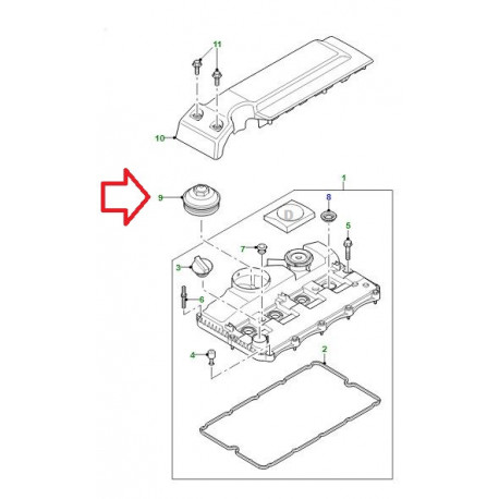 Land rover couverture Defender TD4 (LR006031)