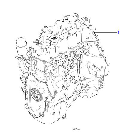 Jaguar moteur nu (JDE38238)