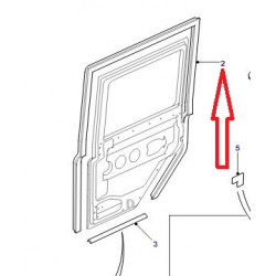 Commander joint d'etancheite seuil porte arriere arriere Defender 90, 110,  130 BRITPART (07NN7) pas cher sur RLD Autos