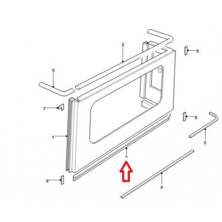 Britpart JOINT CAOUTCHOUC LH (AML710110GB)