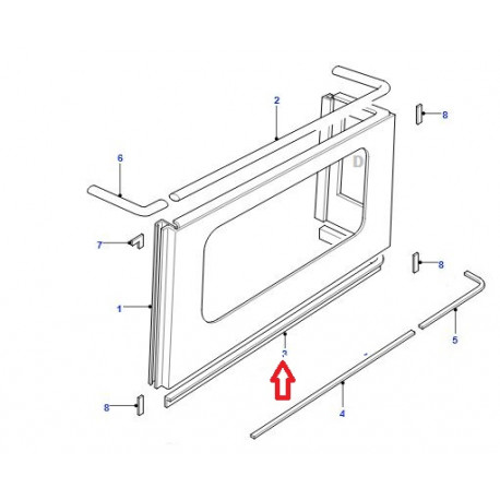 Land rover joint caoutchouc (AML710110)