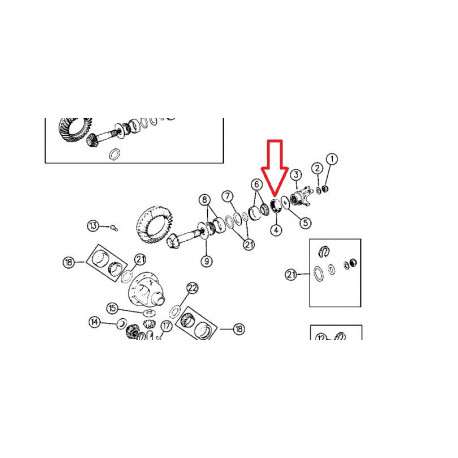 Mopar joint d'etanche Cherokee XJ et Wrangler TJ,  YJ (04746772)