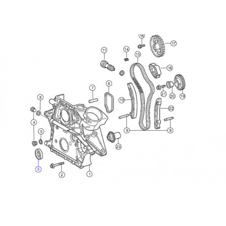 Mopar joint spi vilebrequin cote distribution PT Cruiser (05073675AB)